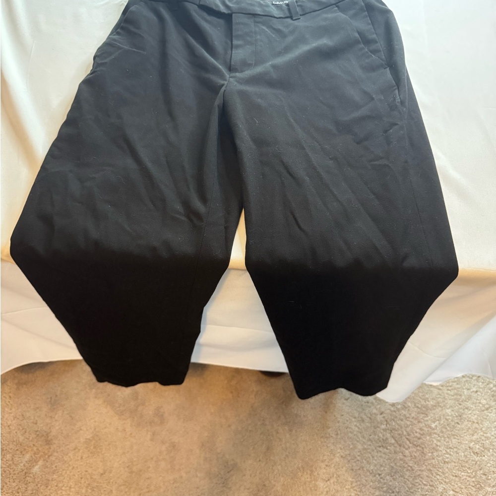 Calvin Klein Brand, Boy’s Black Button Close Dress Pants, (Sz 12 Husky) Clothing - Picture 5 of 9